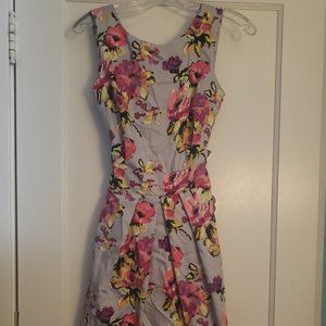 Floral A-line dress